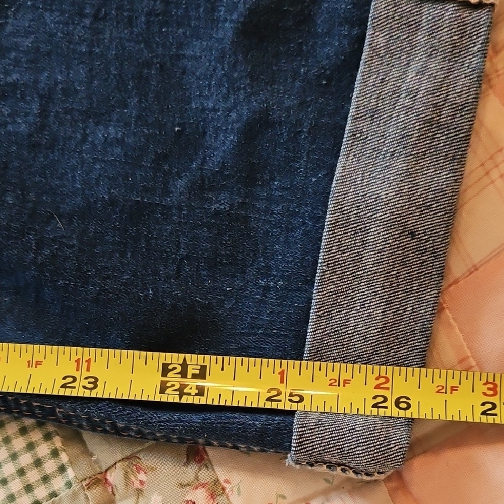 Wax Jean-Butt,I Love You-  Distressed Blue Jeans - Picture 10 of 10